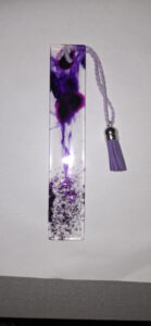 Marque page eclat mauve