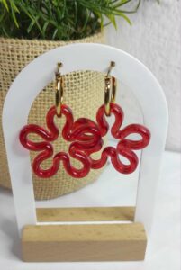 Filigrane rouge translucide