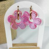 Flower Pop’5 rose paillettes