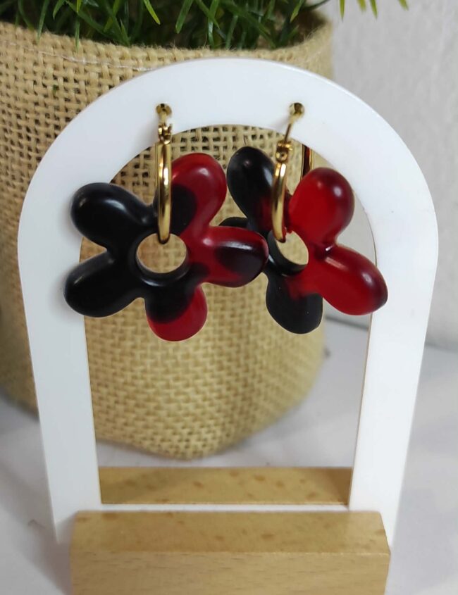 Bloomy Five rouge et noir