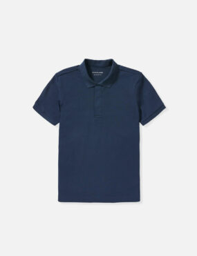 Men’s Solid Polo Neck 100% Cotton Blue
