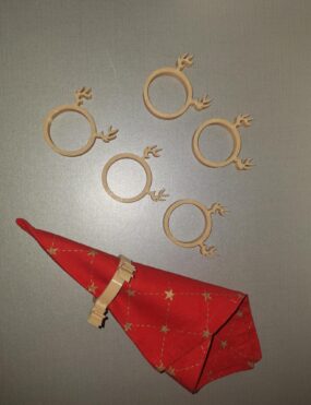 Rond de serviette cerf