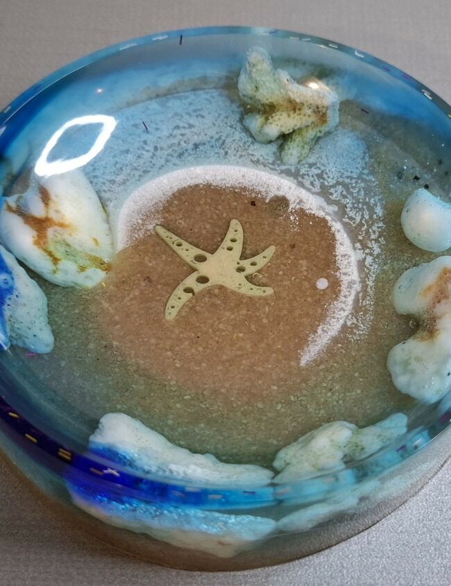Cendrier rond ocean Cendrier rond ocean