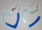 Boucles d’oreilles - Cœur Plume – Image 2