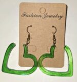 Boucles d’oreilles - Cœur Plume