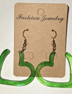 Boucles d’oreilles - Cœur Plume