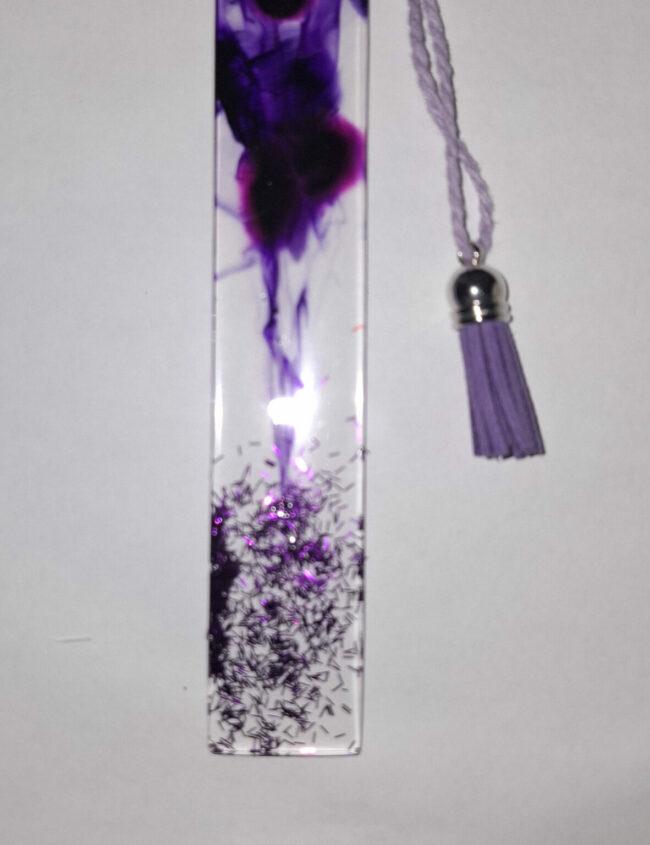 Marque page eclat mauve Marque page eclat mauve