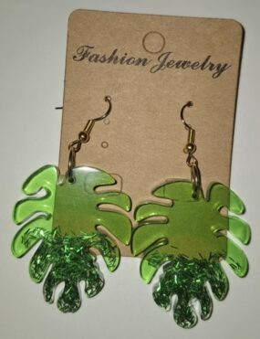 Boucles d'oreilles - Les Monsteras