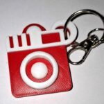 Porte-clé Appareil Photo en Impression 3D