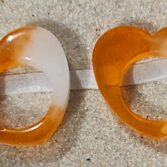 Lueur mandarine coeur