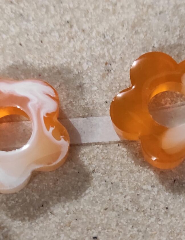 Lueur mandarine petite fleur Lueur mandarine petite fleur