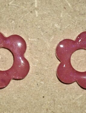 Pampille Rose Miroir