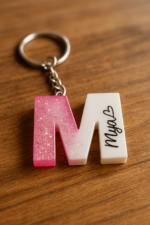 Porte-clé Lettre Majuscule Personnalisée