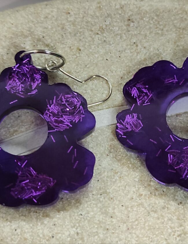 Boucle d’Oreille Fleur Éclatantes 1 Boucle d’Oreille Fleur Éclatantes 1