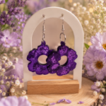 Boucle d’Oreille Fleur Éclatante