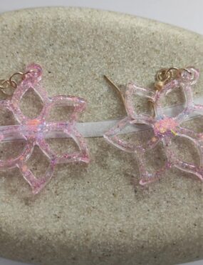 Boucles d'oreilles Lotus Florale