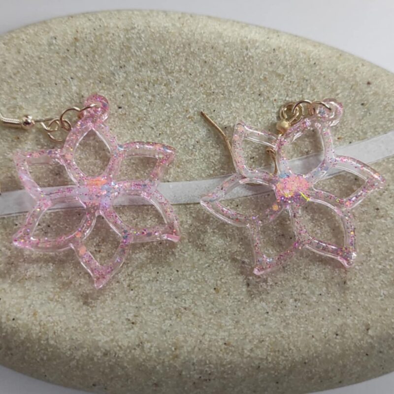 Boucles d'oreilles Lotus Florale