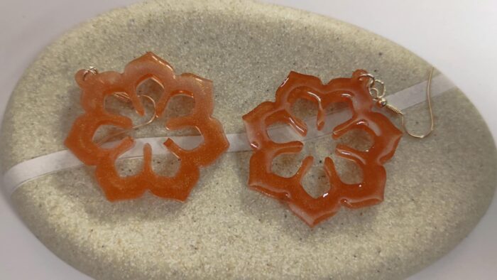 Boucles d'oreilles Pétale de Lune – Image 2