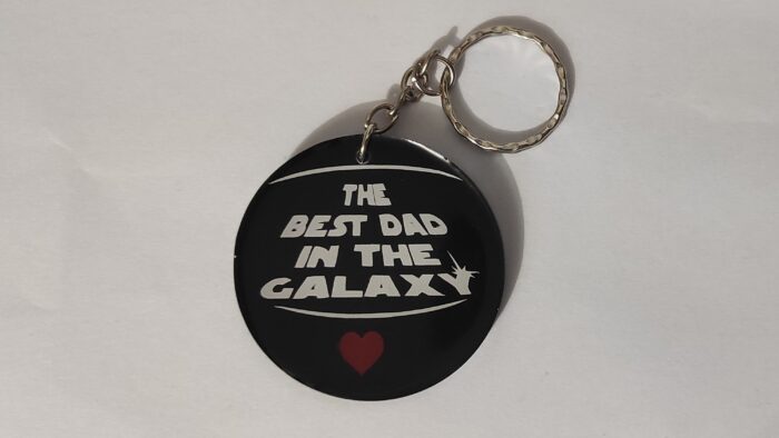 Porte clé The Best Dad in the Galaxy