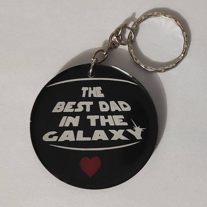 Porte clé The Best Dad in the Galaxy