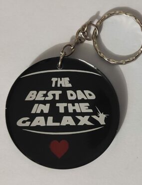Porte clé The Best Dad in the Galaxy