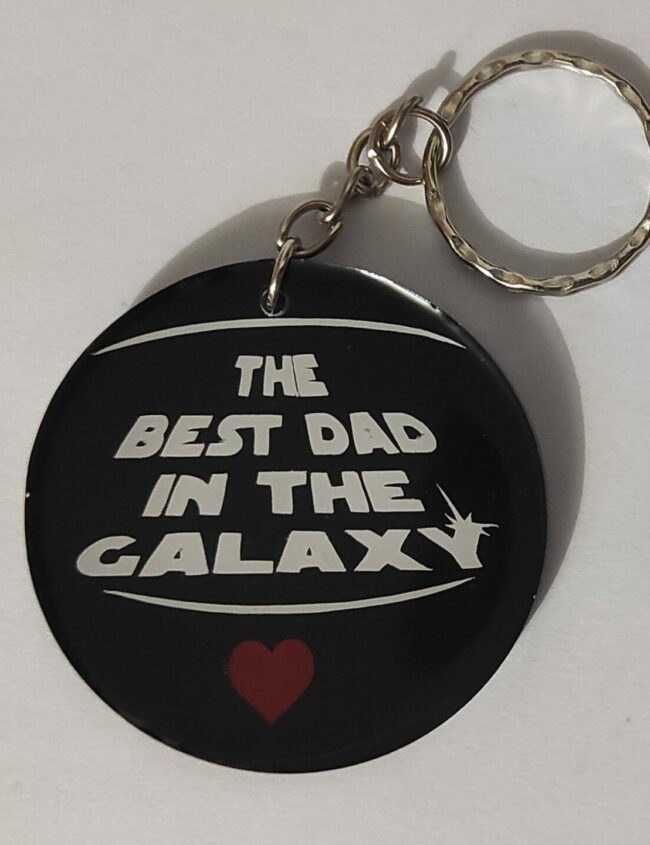 Porte clé The Best Dad in the Galaxy Porte clé The Best Dad in the Galaxy