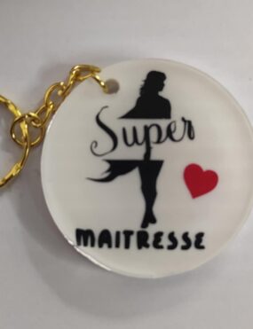 Porte clé - Merci Maîtresse / Merci Maître