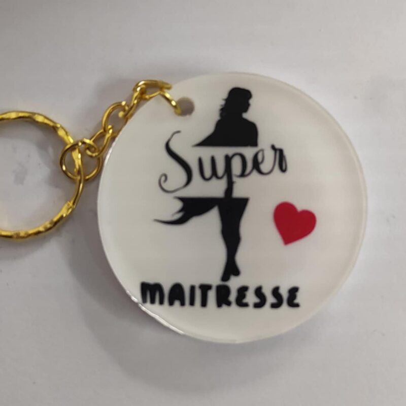 Porte clé - Merci Maîtresse / Merci Maître