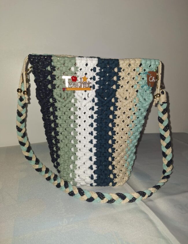 Sac macrame Multicolor PM 4 Sac macrame Multicolor PM 4