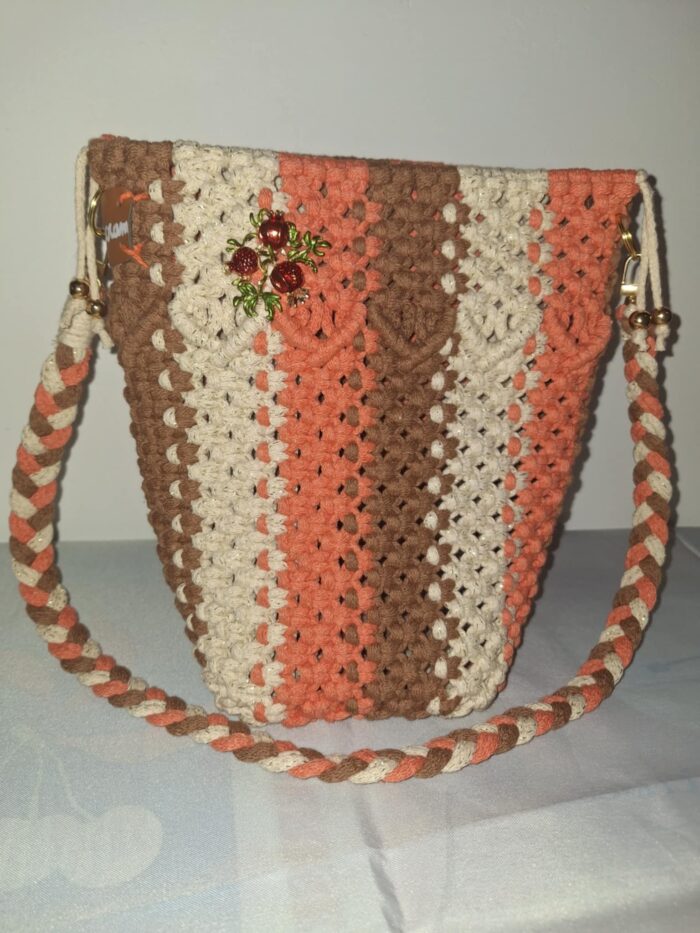 Sac macramé - Le MULTICOLOR PM – Image 4