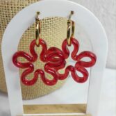 Filigrane rouge translucide