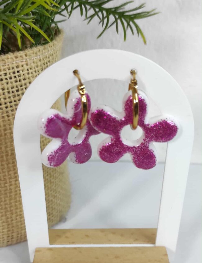 Bloomy Five blanc paillettes rouge Bloomy Five blanc paillettes rouge