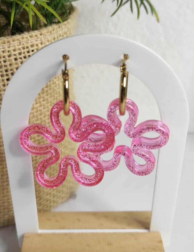 Filigranes rose pailette Filigranes rose pailette