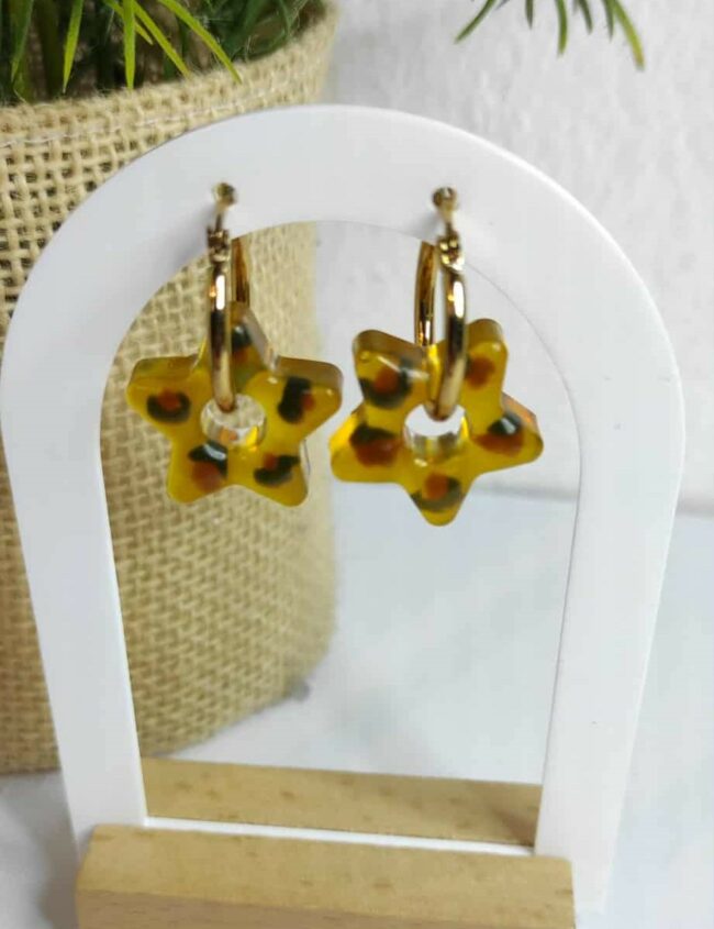 Savane Chic – Pampilles Léopard petite etoile Savane Chic – Pampilles Léopard petite etoile