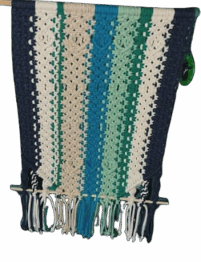 BOHÉMIA – Porte-Boucles d’Oreilles en Macramé