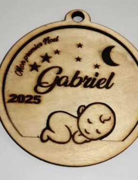 Boule de Noël Mon Premier Noel – Personnalisable