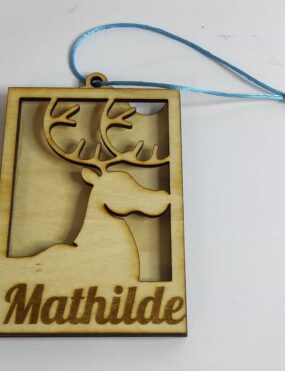 "Le Petit Trésor de Noël" – Porte-monnaie Personnalisé - Le renne