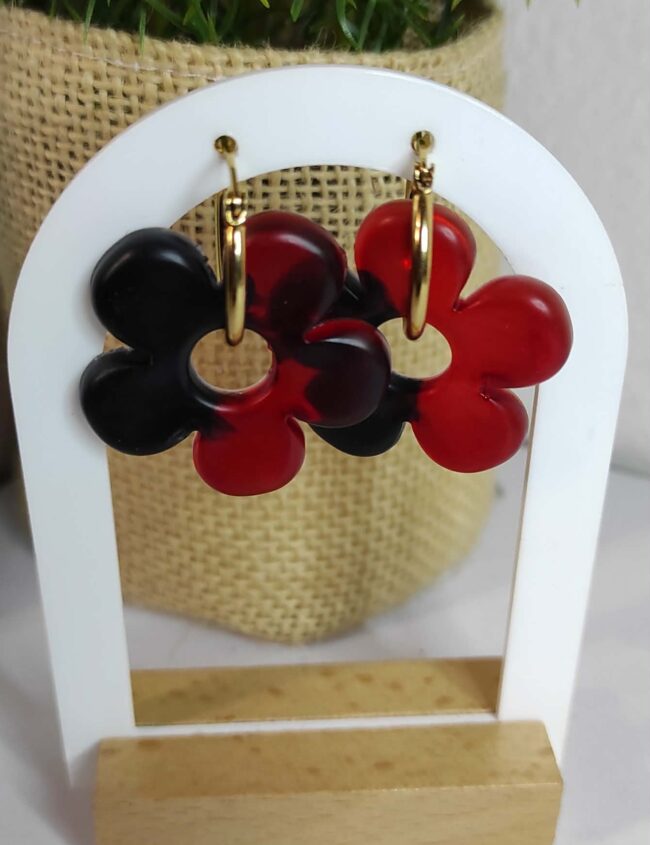 Flower Pop’5 rouge et noir