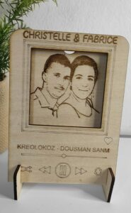 Plaque Sonore “Notre Chanson” – Cadre musical personnalisé