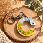 Porte-clé Lettre Tournesol – Image 5
