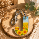 Porte-clé Lettre Tournesol – Image 3